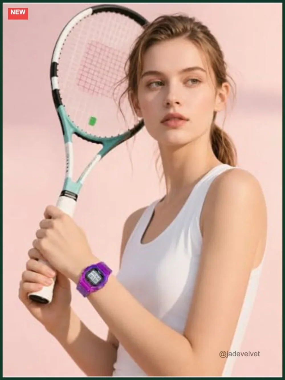 Gosasa Digital Sports Watch Wristwatches Waterproof for Women
